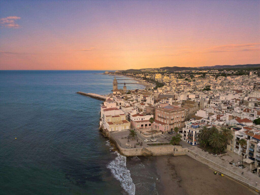 Featured image for blog post titled "Top 10 Sitges Beaches: Ultimate Beach Guide"