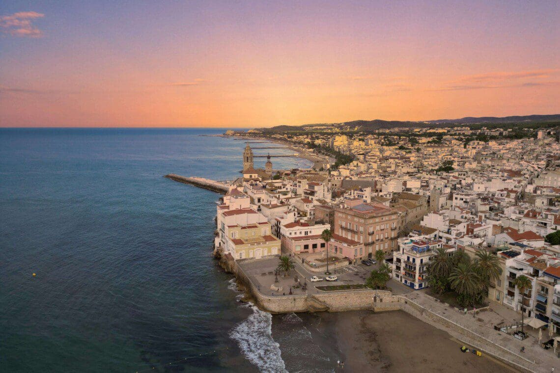 Featured image for blog post titled "Top 10 Sitges Beaches: Ultimate Beach Guide"